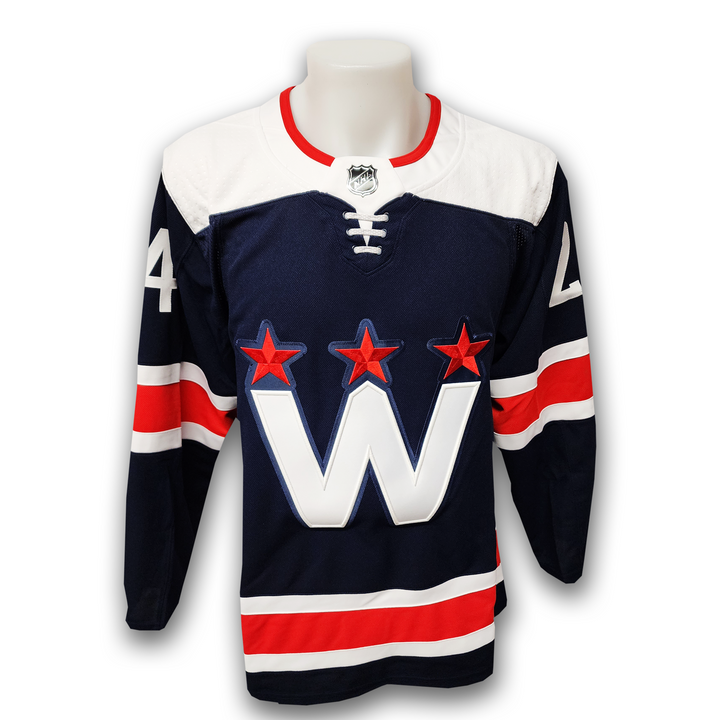 Connor McMichael Autographed Washington Capitals Alternate Adidas Jersey