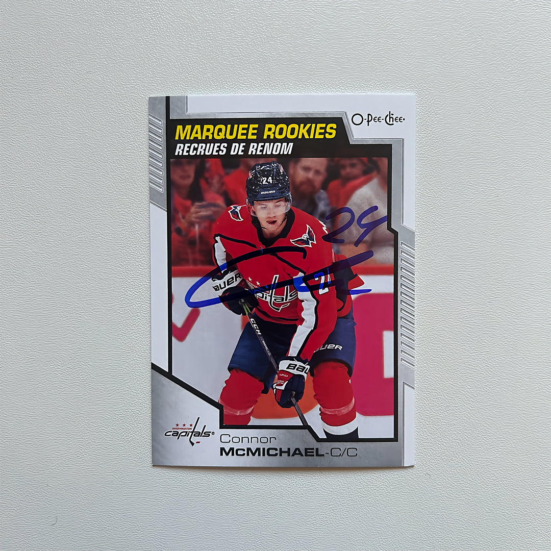 2021-22OPC Marquee #622 CONNOR MCMICHAEL Autographed Rookie Card