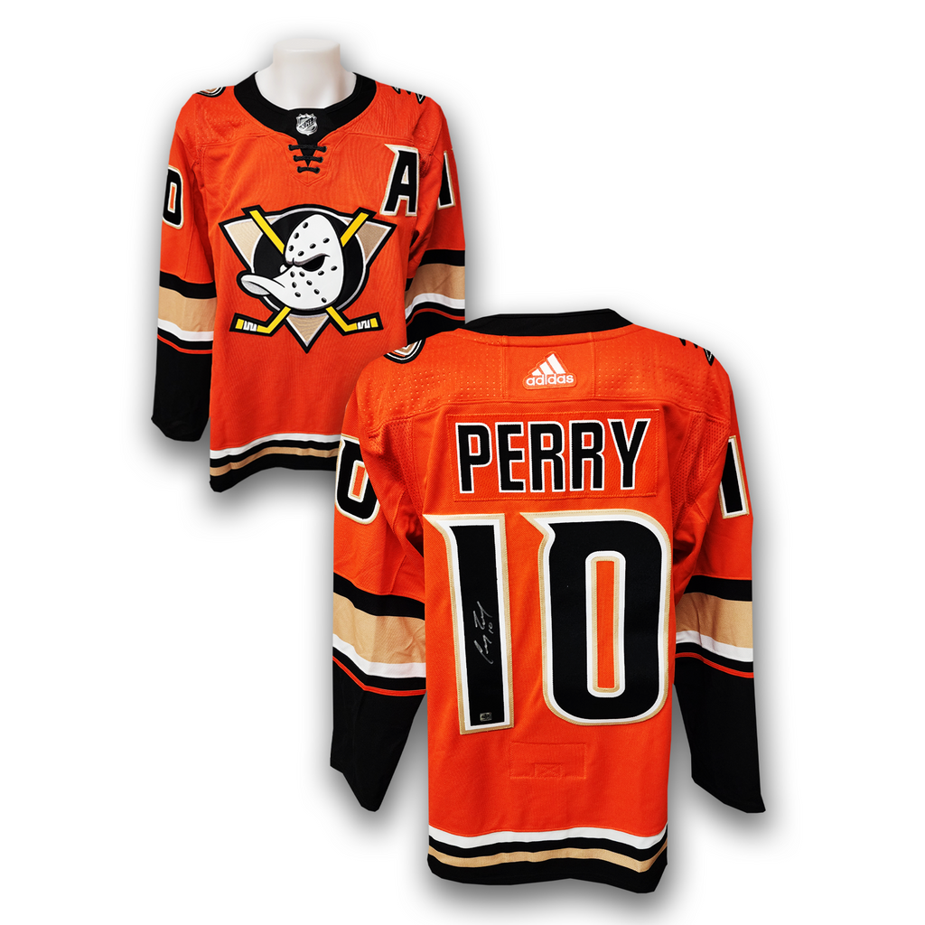 Corey Perry Autographed Anaheim Ducks Alternate Adidas Jersey