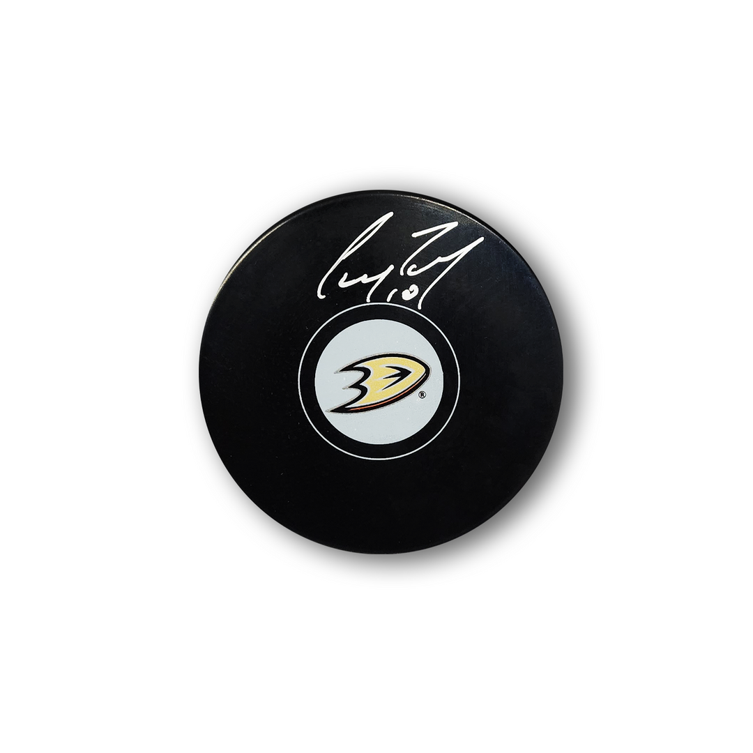 Corey Perry Autographed Anaheim Ducks Hockey Puck