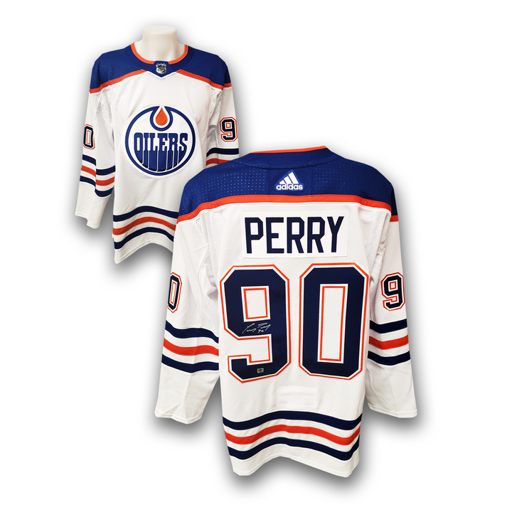 Corey Perry Autographed Edmonton Oilers Away Adidas Jersey