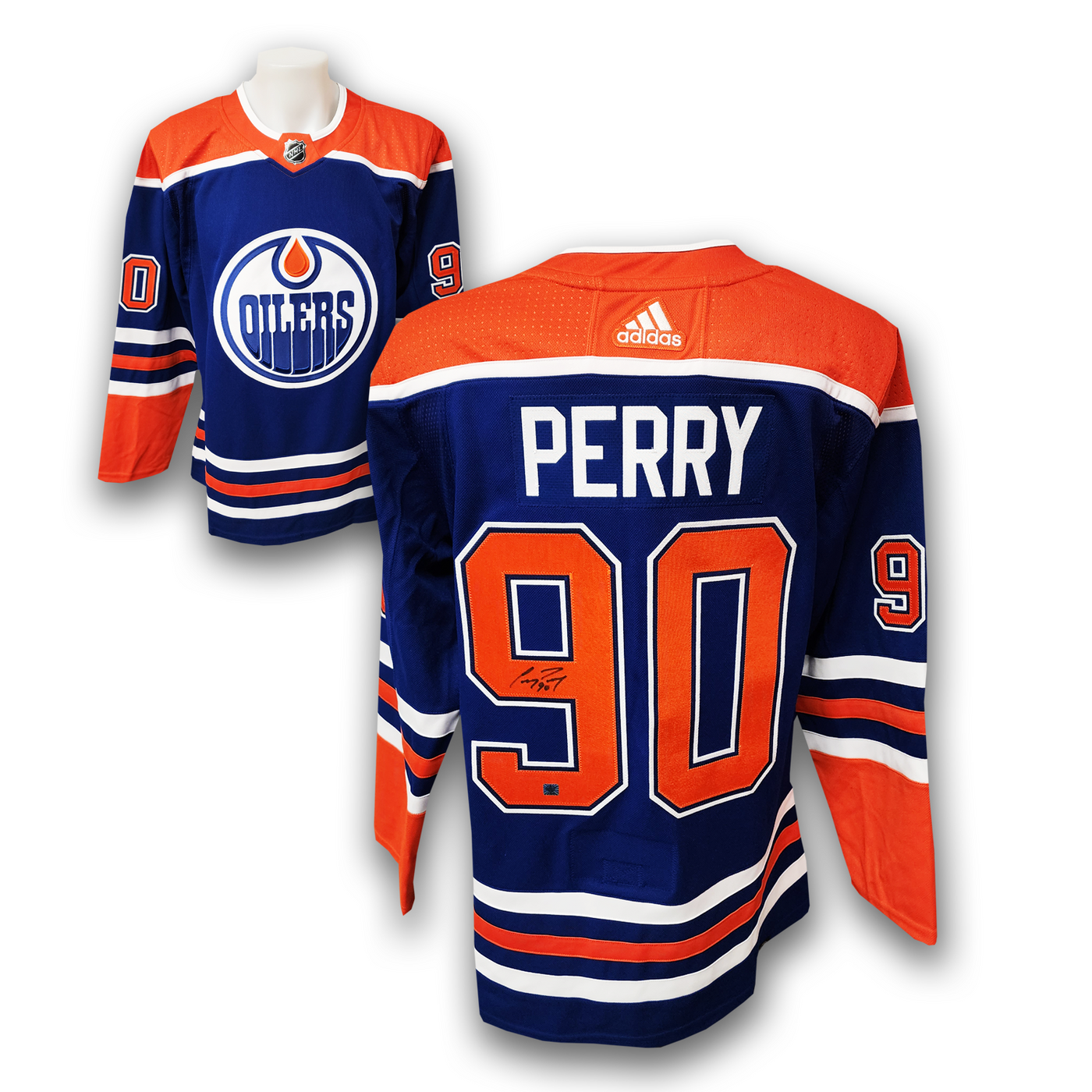 Corey Perry Autographed Edmonton Oilers Home Adidas Jersey