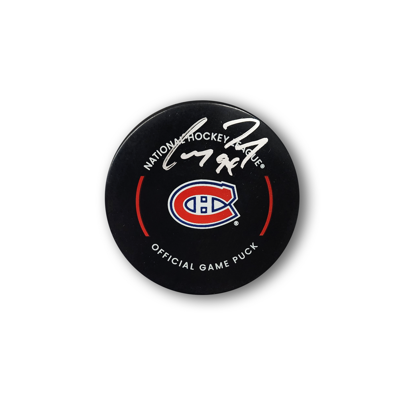 Corey Perry Autographed Montreal Canadiens Official Hockey Puck