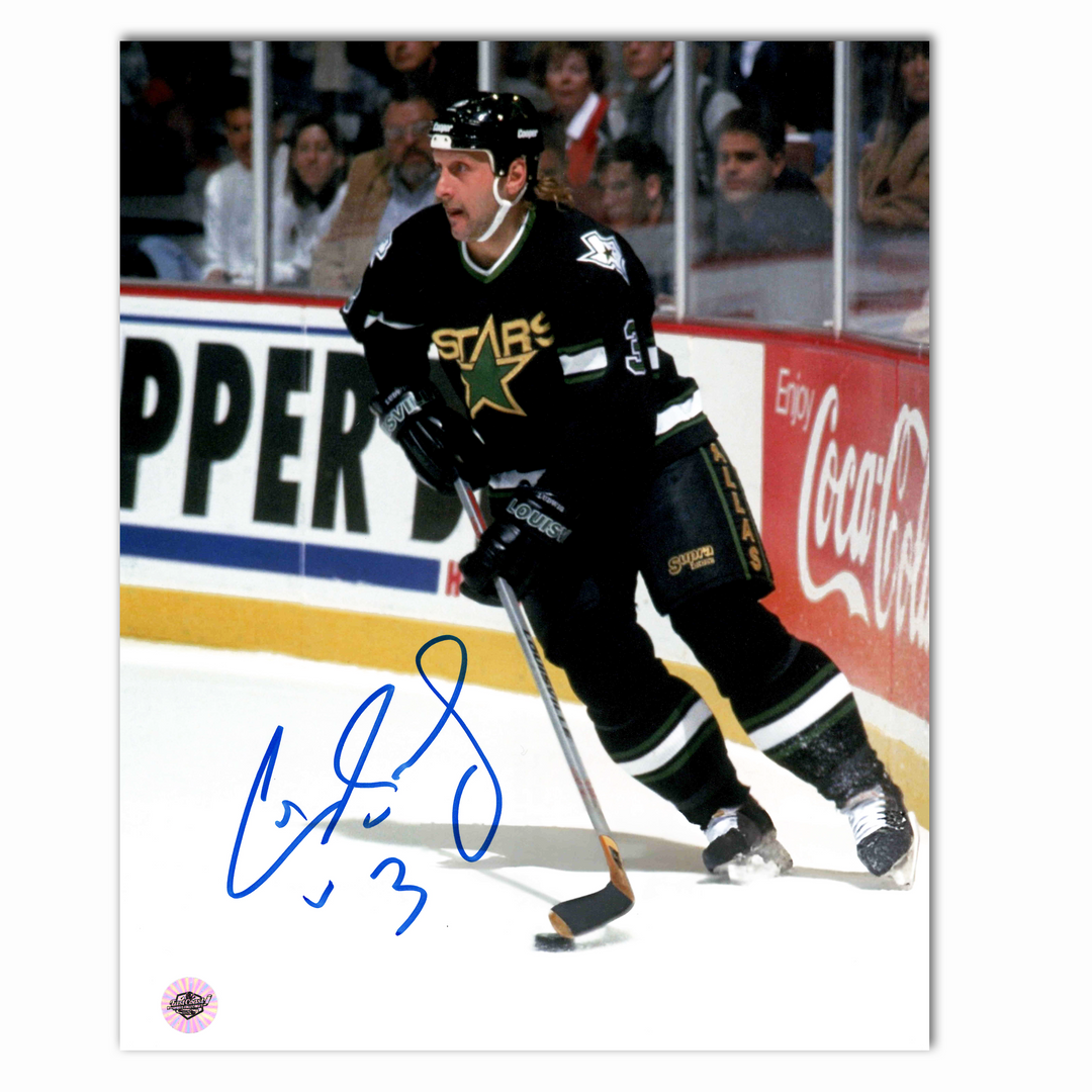Craig Ludwig Autographed Dallas Stars Home 8x10 Photo