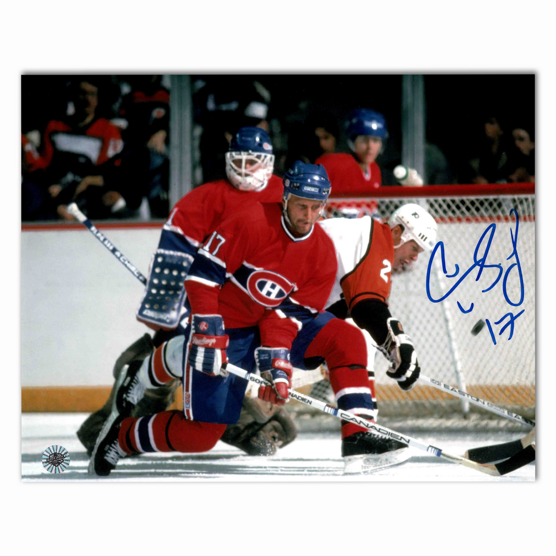 Craig Ludwig Autographed Montreal Canadiens Home 8x10 Photo
