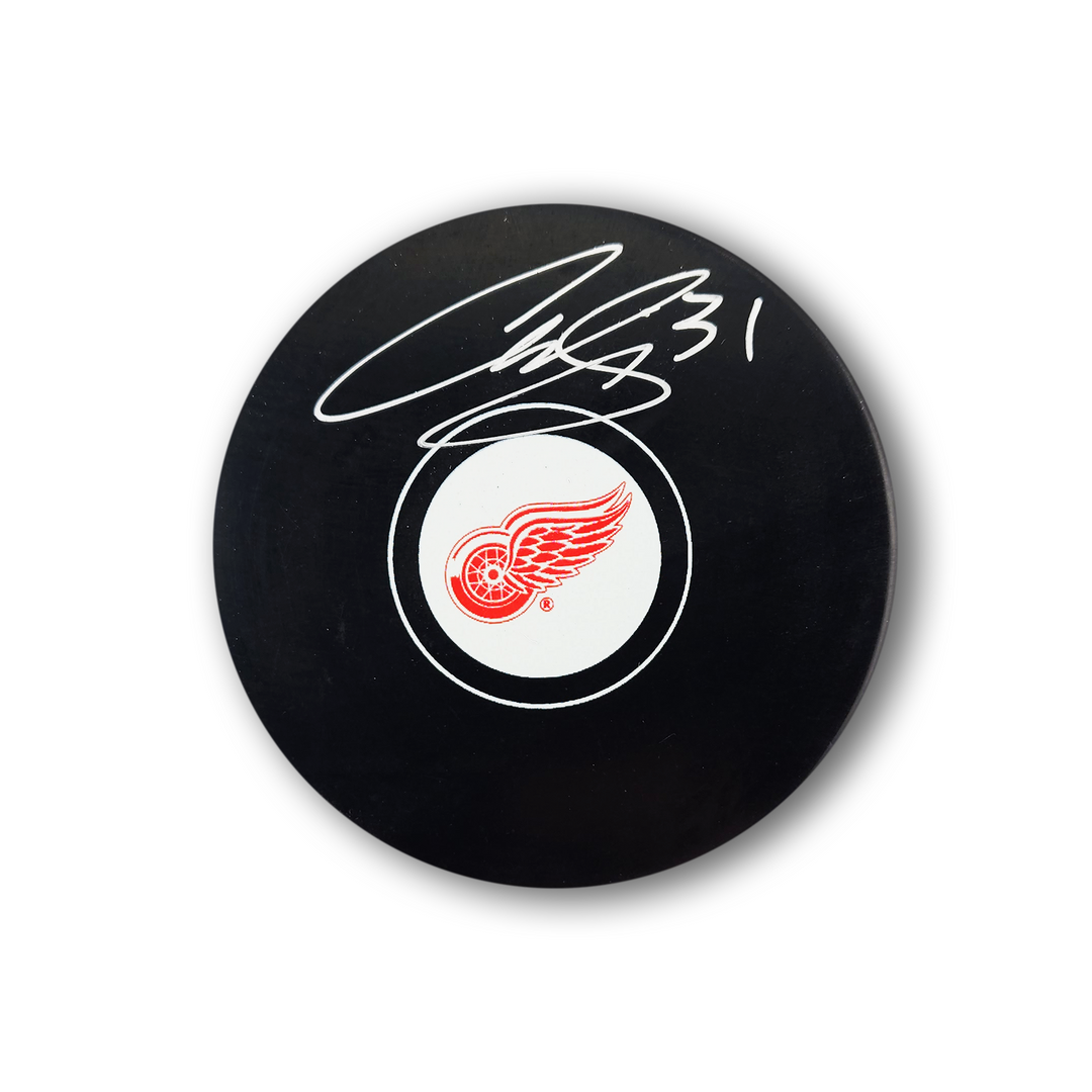 Curtis Joseph Autographed Detroit Red Wings Hockey Puck