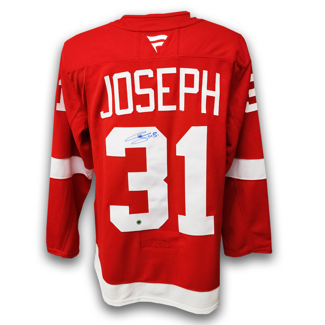 Curtis Joseph Autographed Detroit Red Wings Home Fanatics Premium Jersey