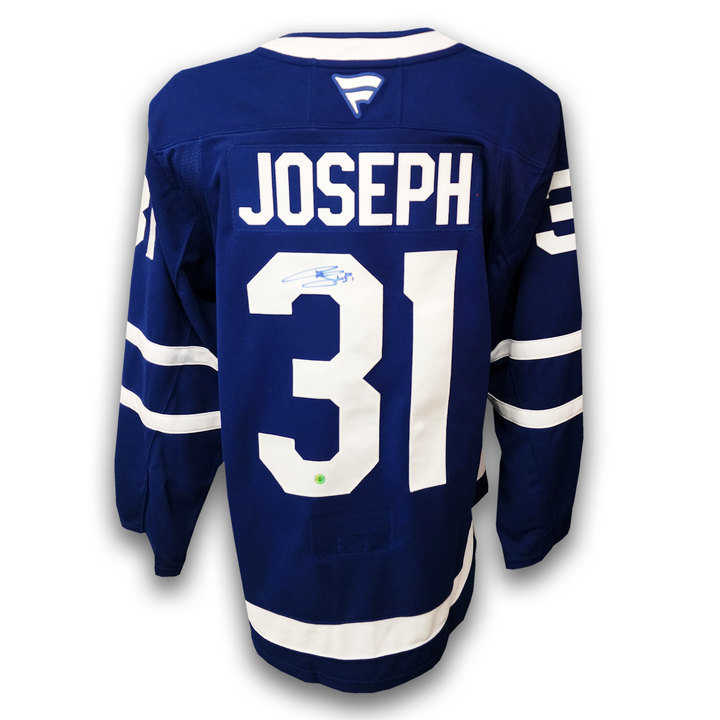 Curtis Joseph Autographed Toronto Maple Leafs Home Fanatics Premium Jersey