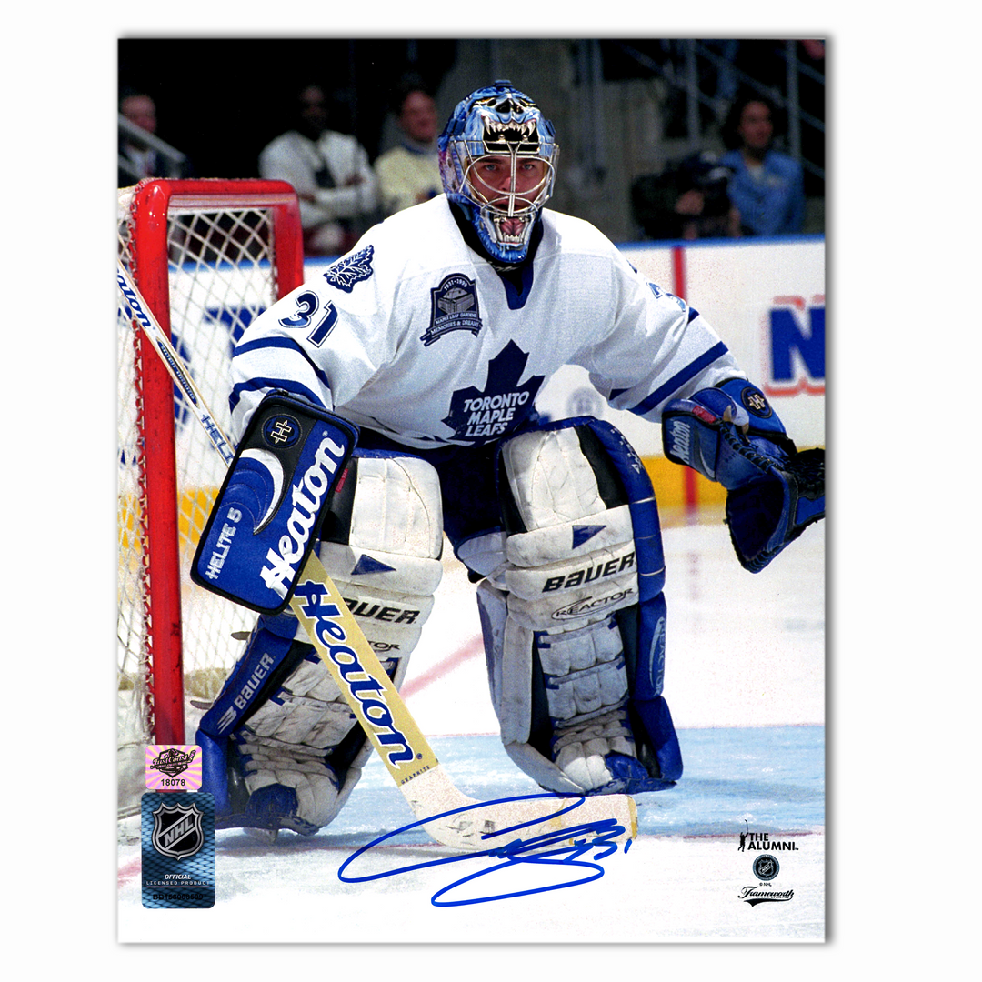 Curtis Joseph Autographed Toronto Maple Leafs 8x10 Photo