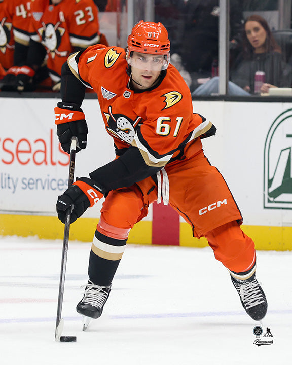 Pre-Order - Cutter Gauthier Autographed Anaheim Ducks Home 8x10 Photo