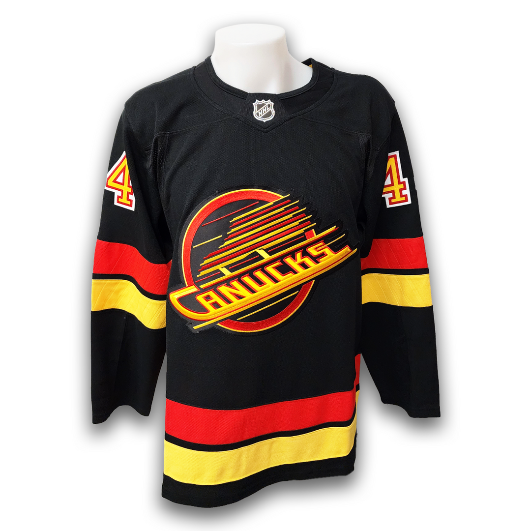 Dave Babych Autographed Vancouver Canucks Alternate Fanatics Premium Jersey
