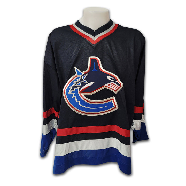 Dave Babych Vancouver Canucks Navy Orca Jersey