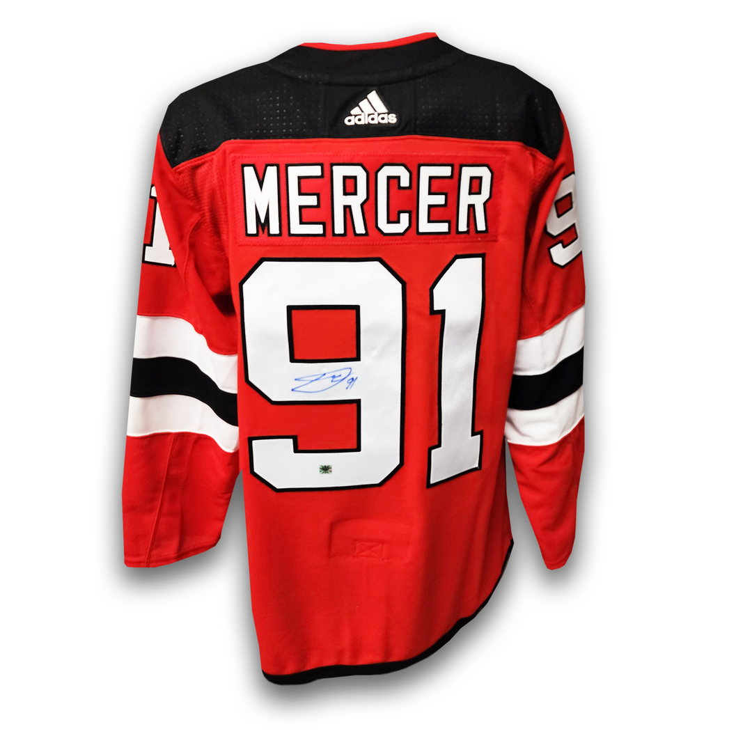 Dawson Mercer Autographed New Jersey Devils Home Adidas Jersey