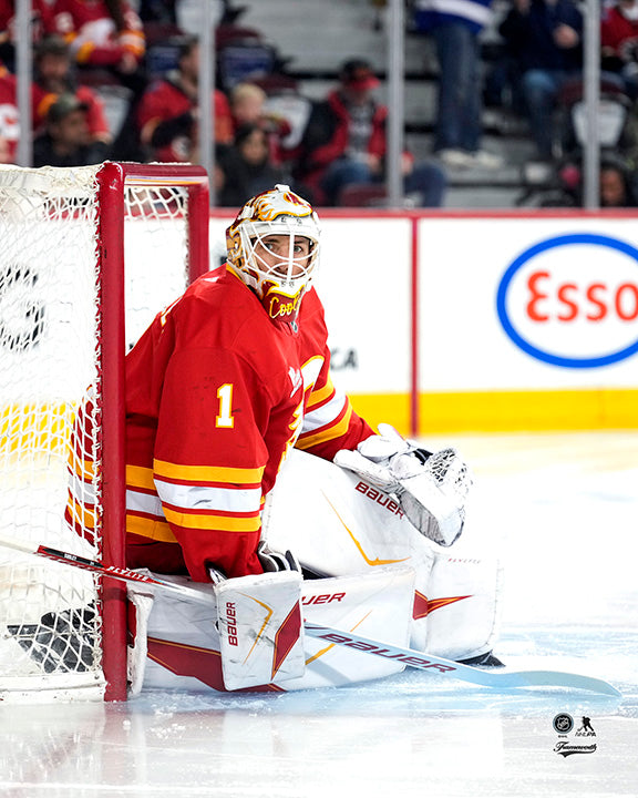 Pre-Order - Devin Cooley Autographed Calgary Flames Home 8x10 Photo