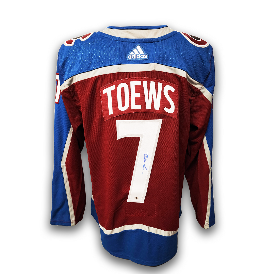 Devon Toews Autographed Colorado Avalanche Home Adidas Jersey
