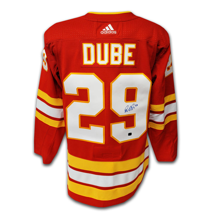 Dillon Dube Calgary Flames Home Adidas Jersey