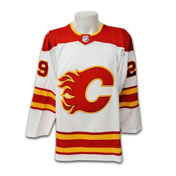 Dillon Dube Calgary Flames Away Adidas Jersey