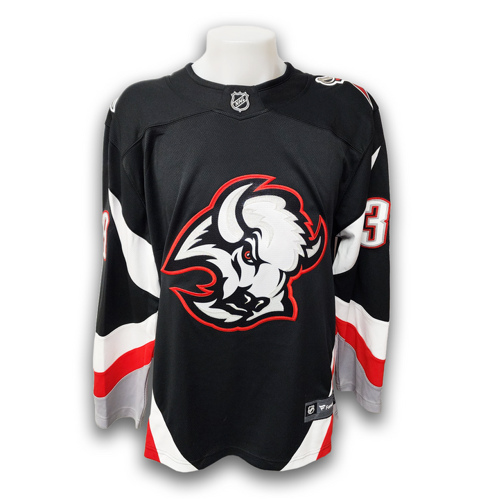 Dominik Hasek Autographed Buffalo Sabres Fanatics Break Alternate Jersey