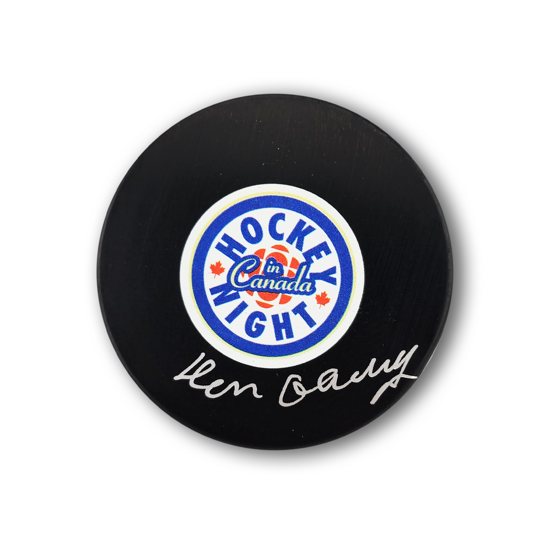 Don Cherry Autographed Hockey Night In Canada Hockey Puck