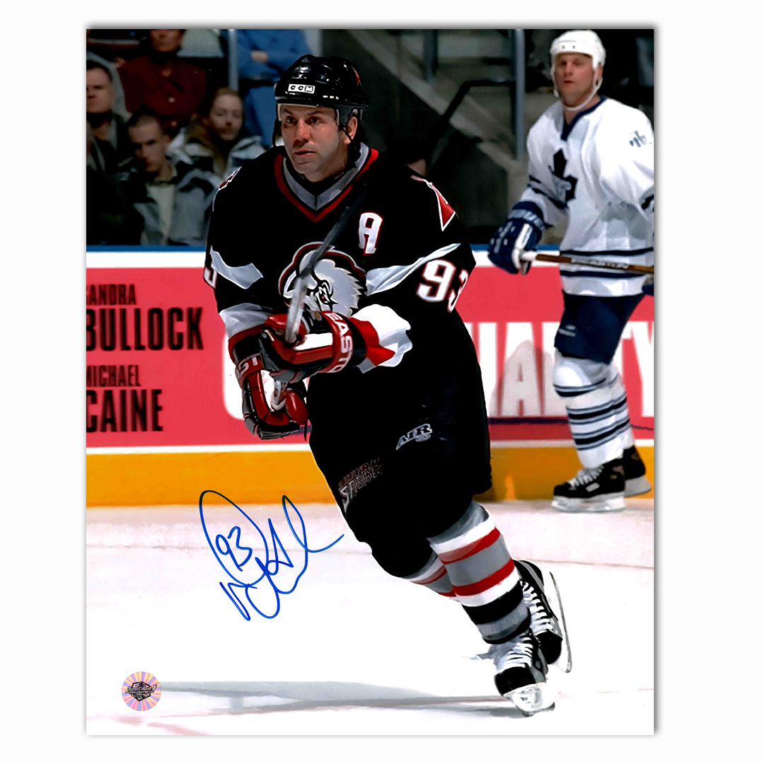 Doug Gilmour Autographed Buffalo Sabres Home 8x10 Photo