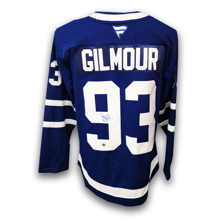 Doug Gilmour Autographed Toronto Maple Leafs Home Fanatics Premium Jersey
