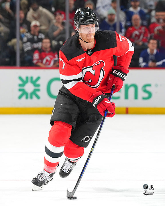 Pre-Order - Dougie Hamilton Autographed New Jersey Devils Home 8x10 Photo