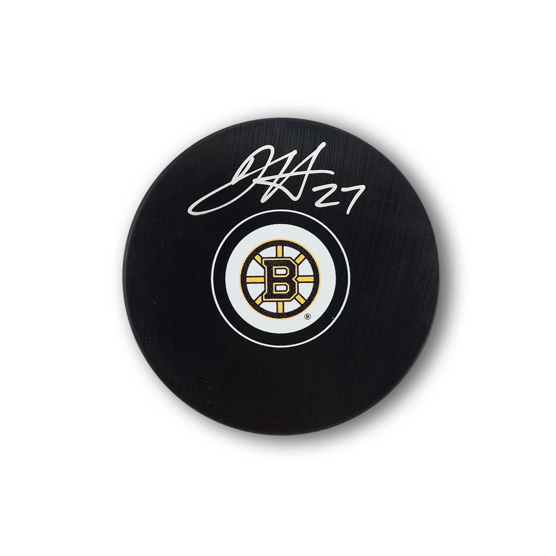 Dougie Hamilton Autographed Boston Bruins Hockey Puck