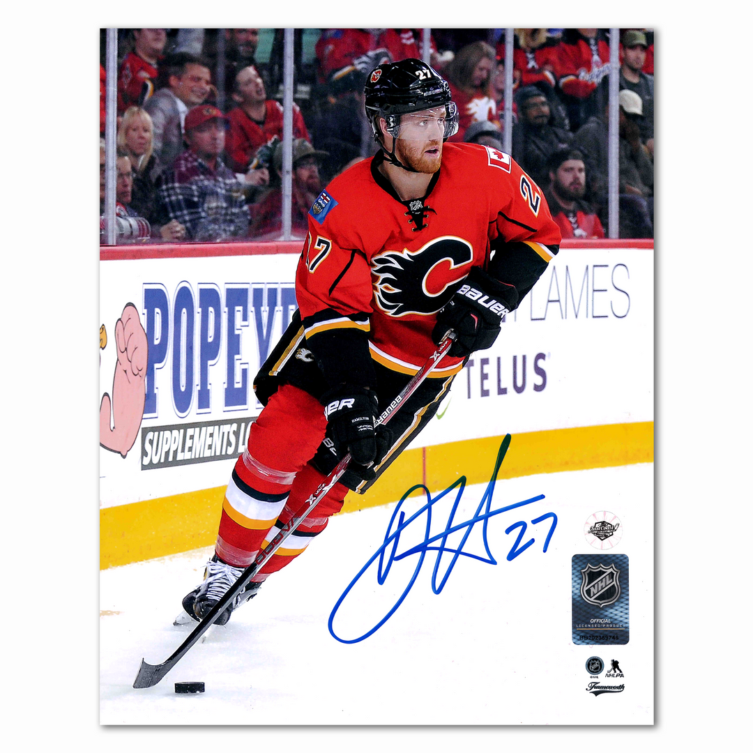 Dougie Hamilton Autographed Calgary Flames Home 8x10 Photo
