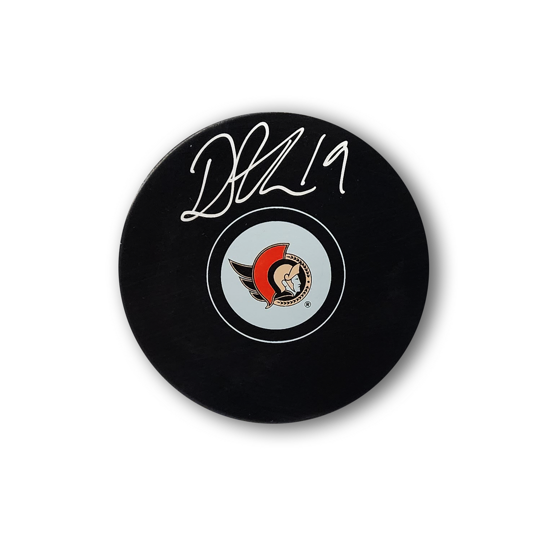 Drake Batherson Autographed Ottawa Senators Hockey Puck