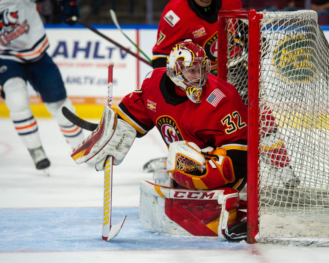 Pre-Order - Dustin Wolf Autographed Stockton Heat 8x10 Photo