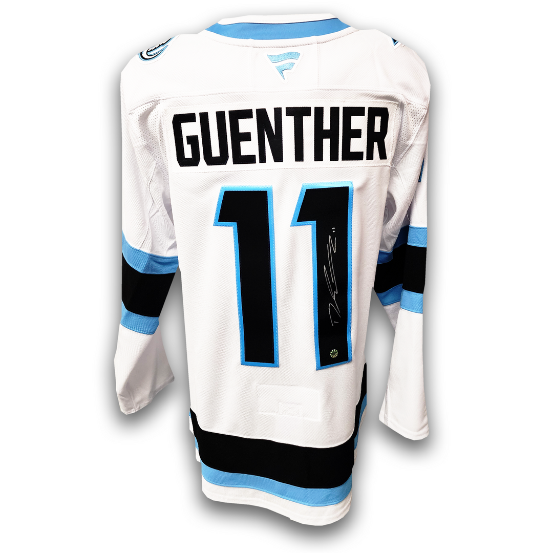 Dylan Guenther Autographed Utah Mammoth Away Fanatics Premium Jersey