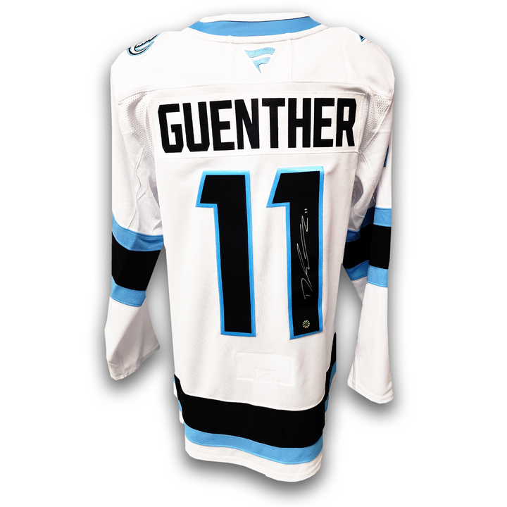 Dylan Guenther Autographed Utah Mammoth Away Fanatics Premium Jersey