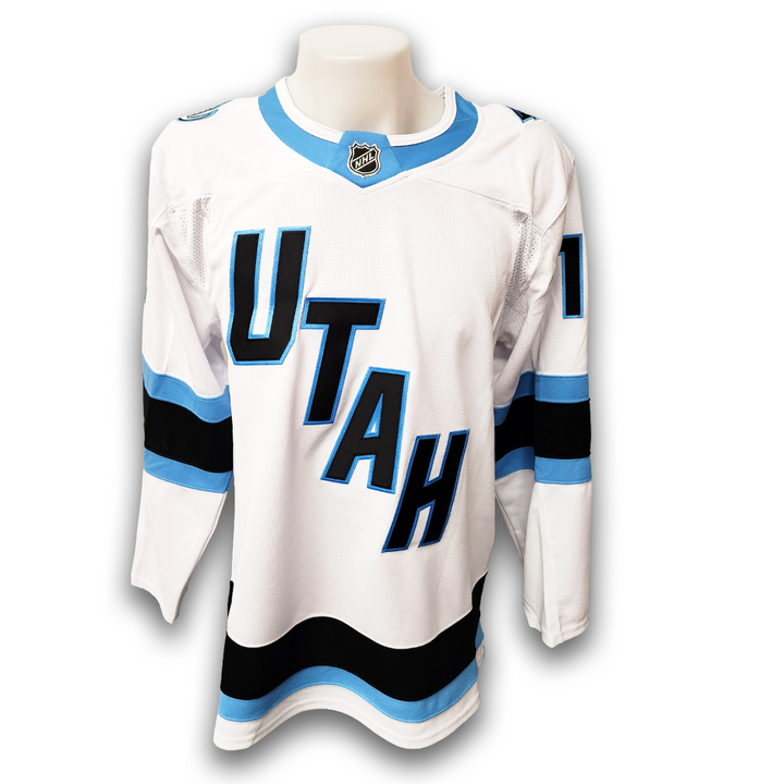 Dylan Guenther Autographed Utah Mammoth Away Fanatics Premium Jersey