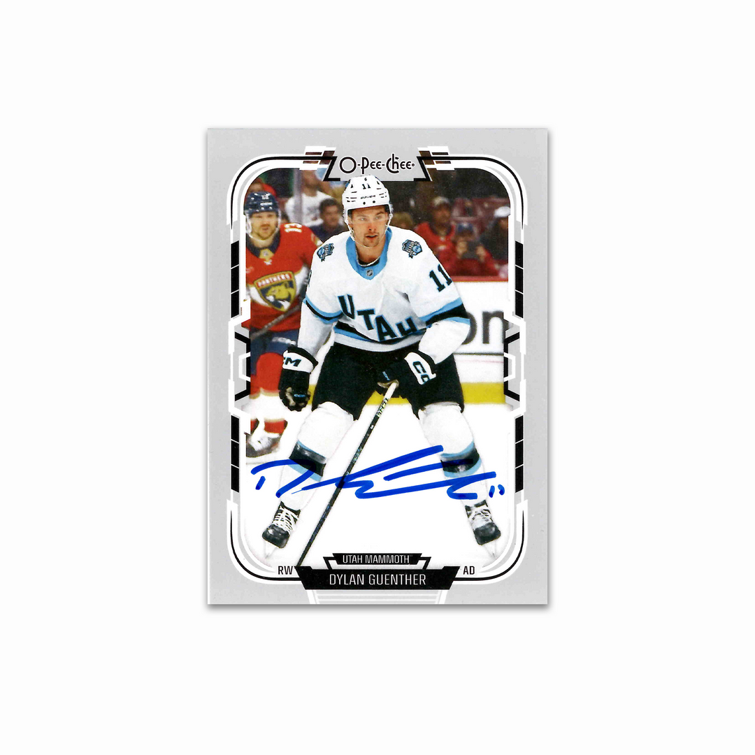 Dylan Guenther Autographed Utah Mammoth OPC 