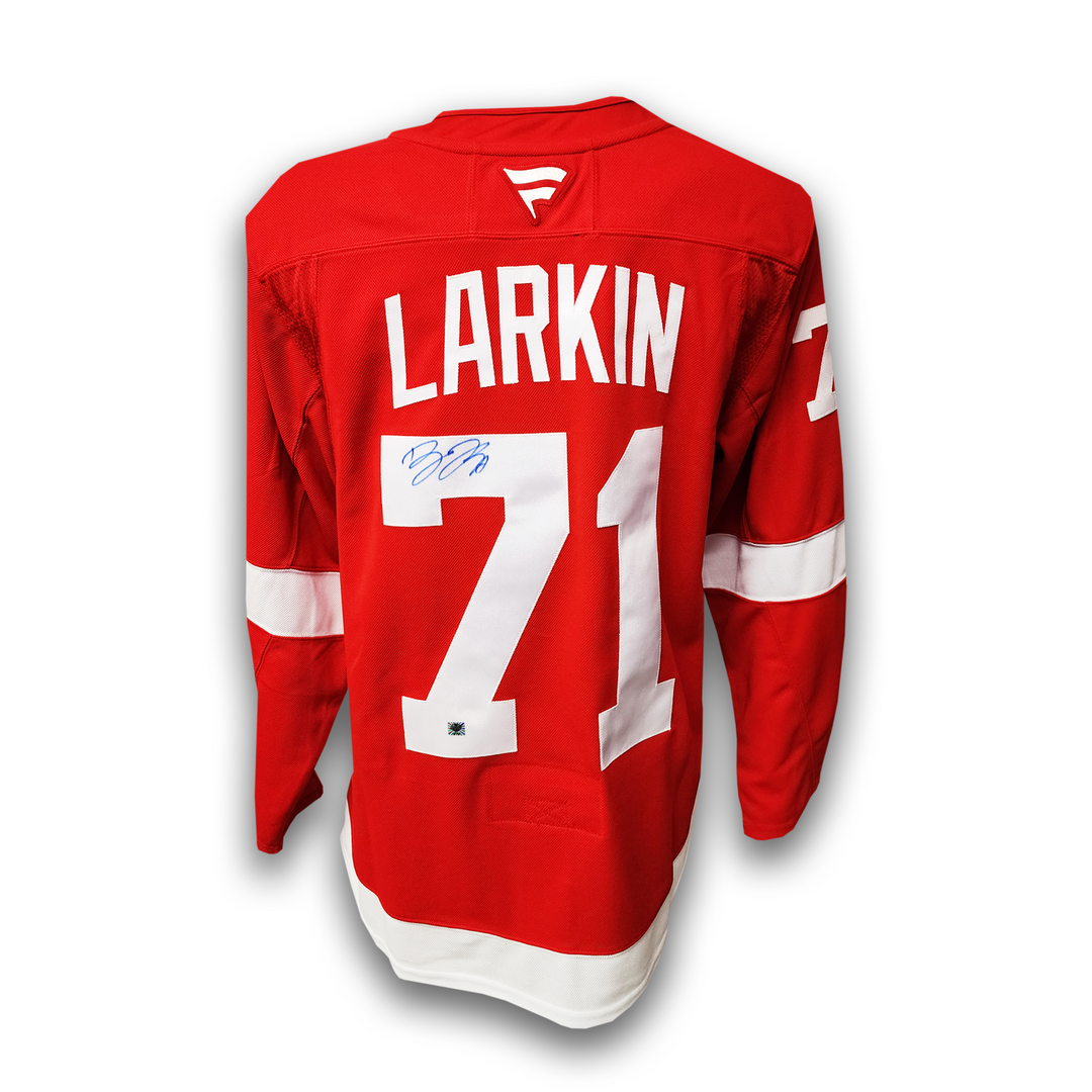 Dylan Larkin Detroit Red Wings Autographed Fanatics Premium Jersey