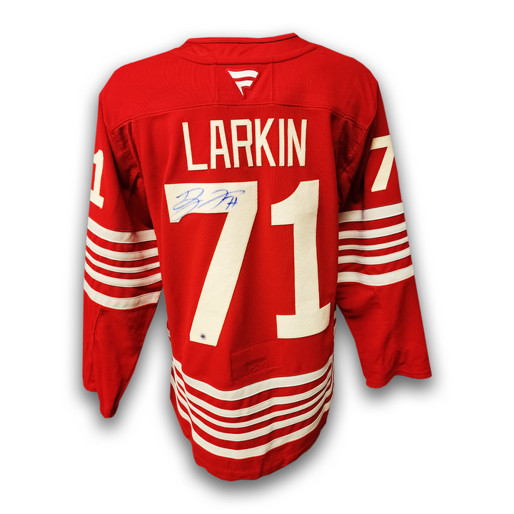 Dylan Larkin Autographed Detroit Red Wings Alternate Fanatics Premium Jersey