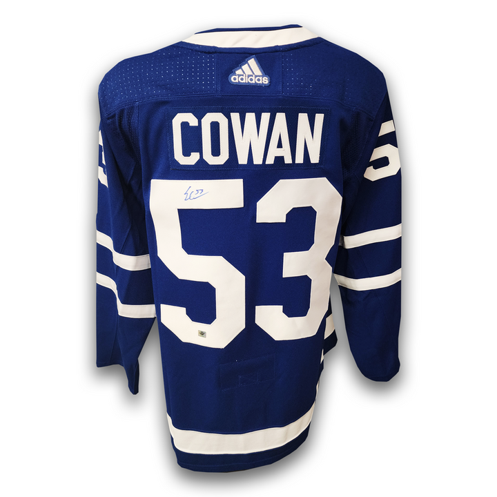 Easton Cowan Autographed Toronto Maple Leafs Adidas Jersey