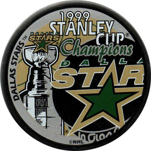 Pre-Order - Ed Belfour Autographed 1999 Dallas Stars Stanley Cup Hockey Puck