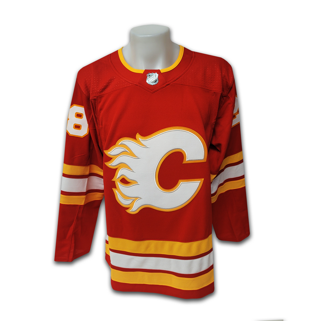 Elias Lindholm Calgary Flames Home Adidas Jersey