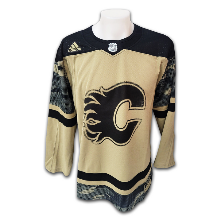 Elias Lindholm Calgary Flames 2022 Military Appreciation Night Adidas Jersey