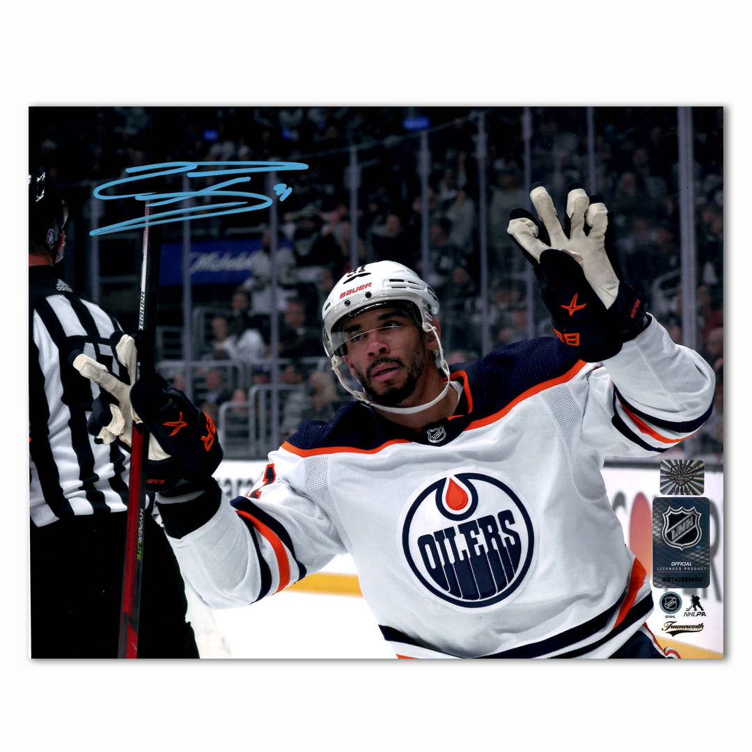 Evander Kane Autographed Edmonton Oilers Game 7 8x10 Photo
