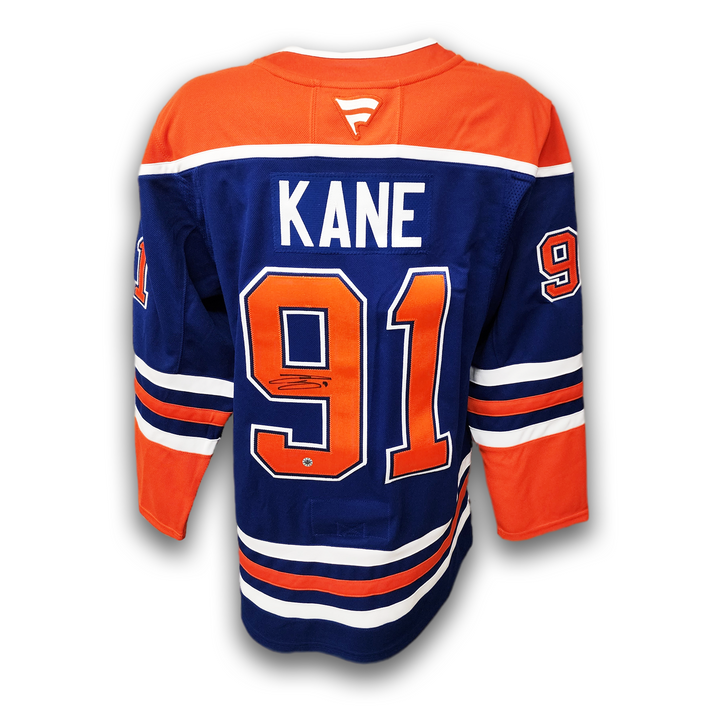 Evander Kane Autographed Edmonton Oilers Home Fanatics Premium Jersey