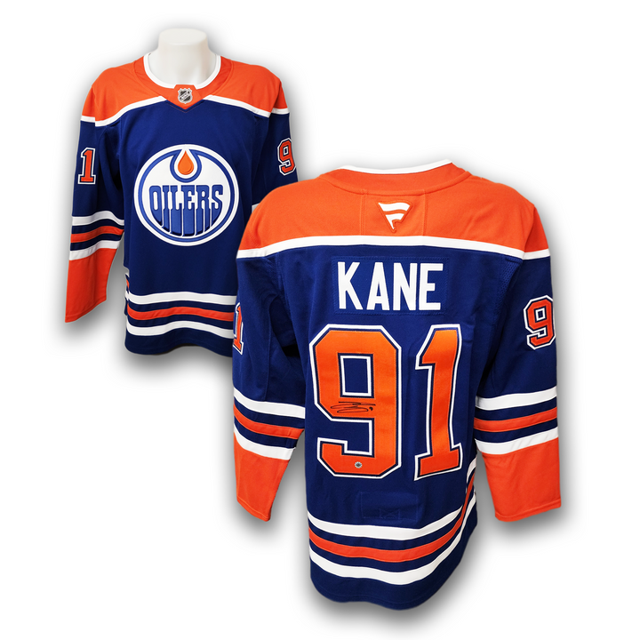 Evander Kane Autographed Edmonton Oilers Home Fanatics Premium Jersey