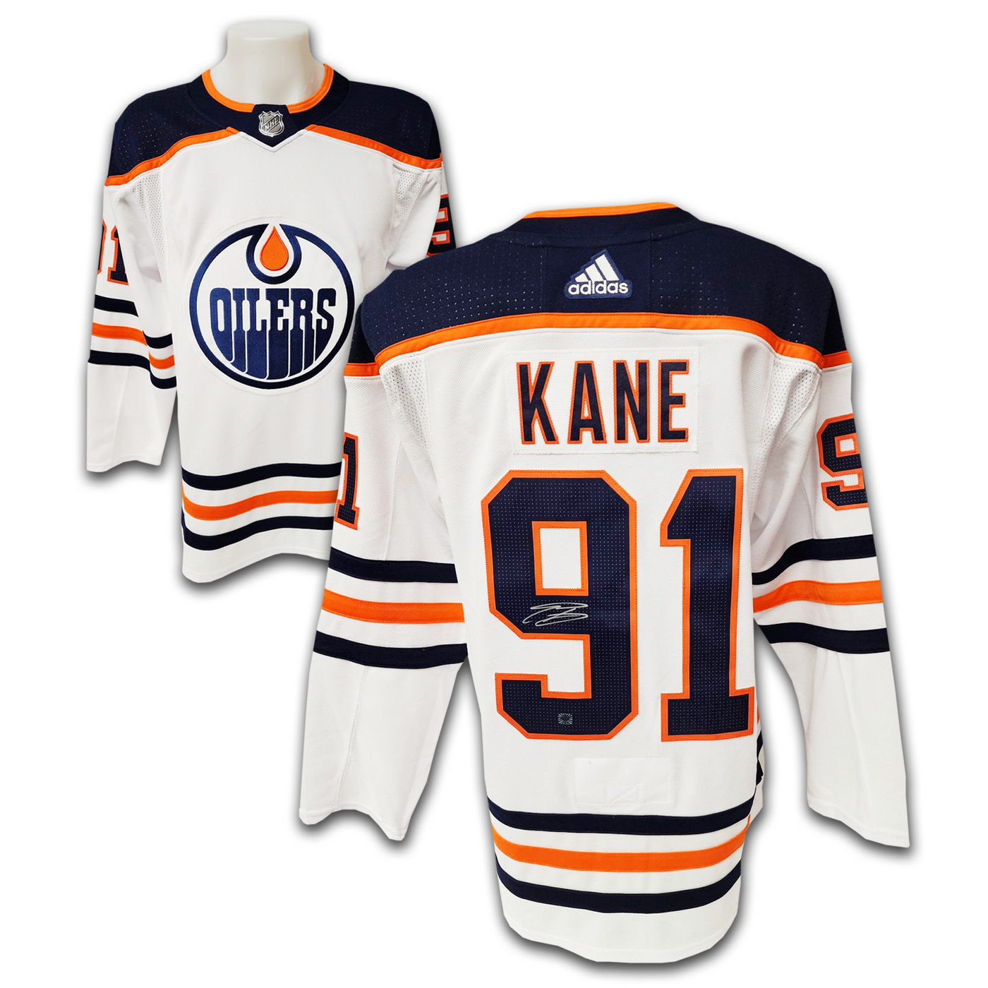 Evander Kane Edmonton Oilers Away Adidas Jersey (2017-2022)