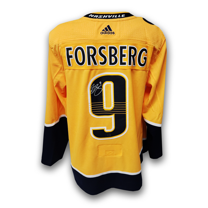 Filip Forsberg Nashville Predators Autographed Adidas Authentic Jersey