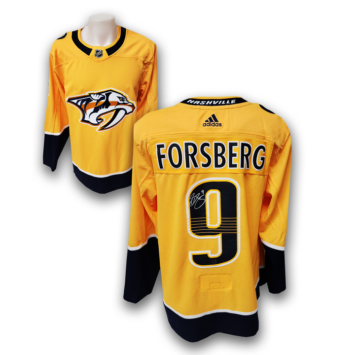 Filip Forsberg Nashville Predators Autographed Adidas Authentic Jersey