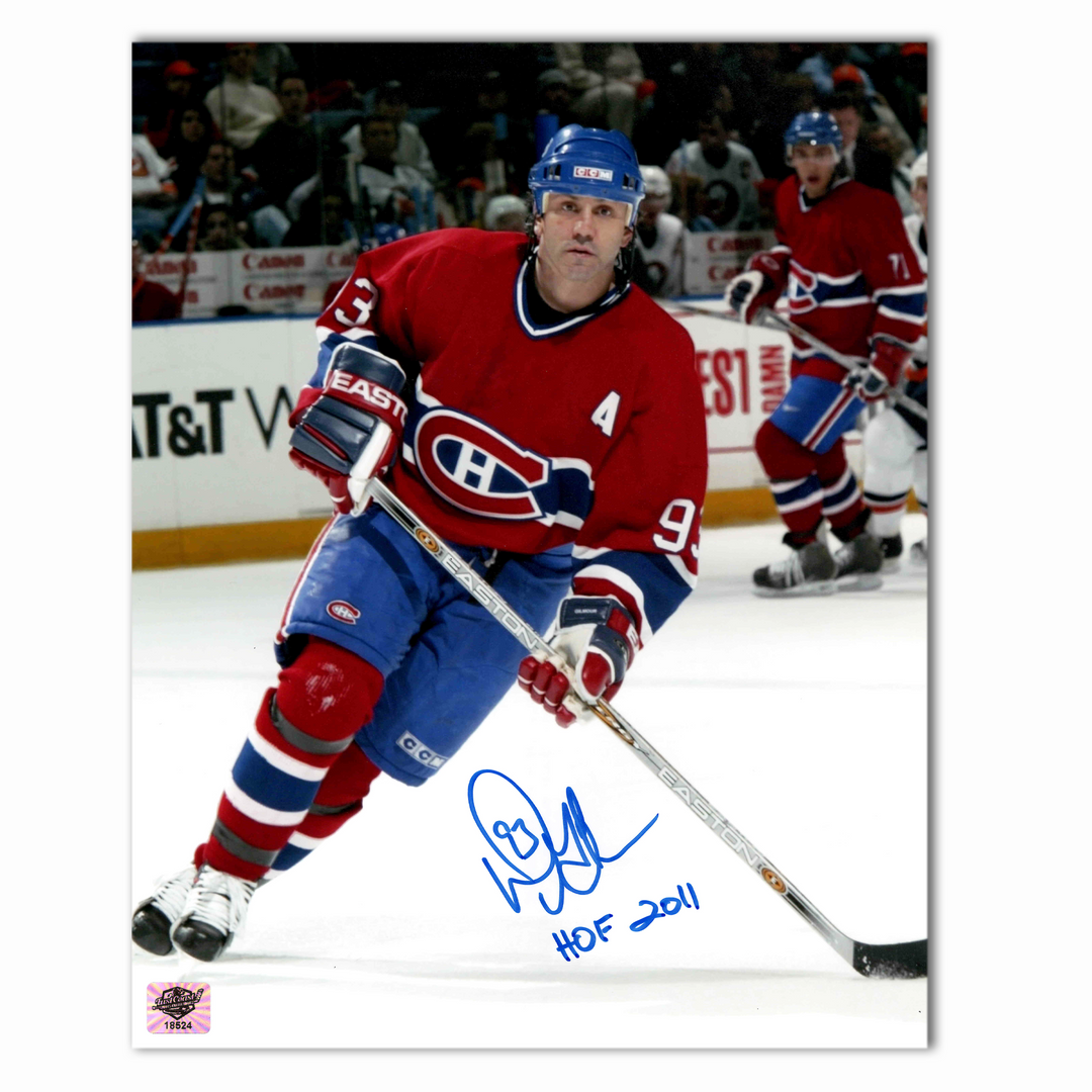 Doug Gilmour Autographed Montreal Canadiens 8x10 Photo