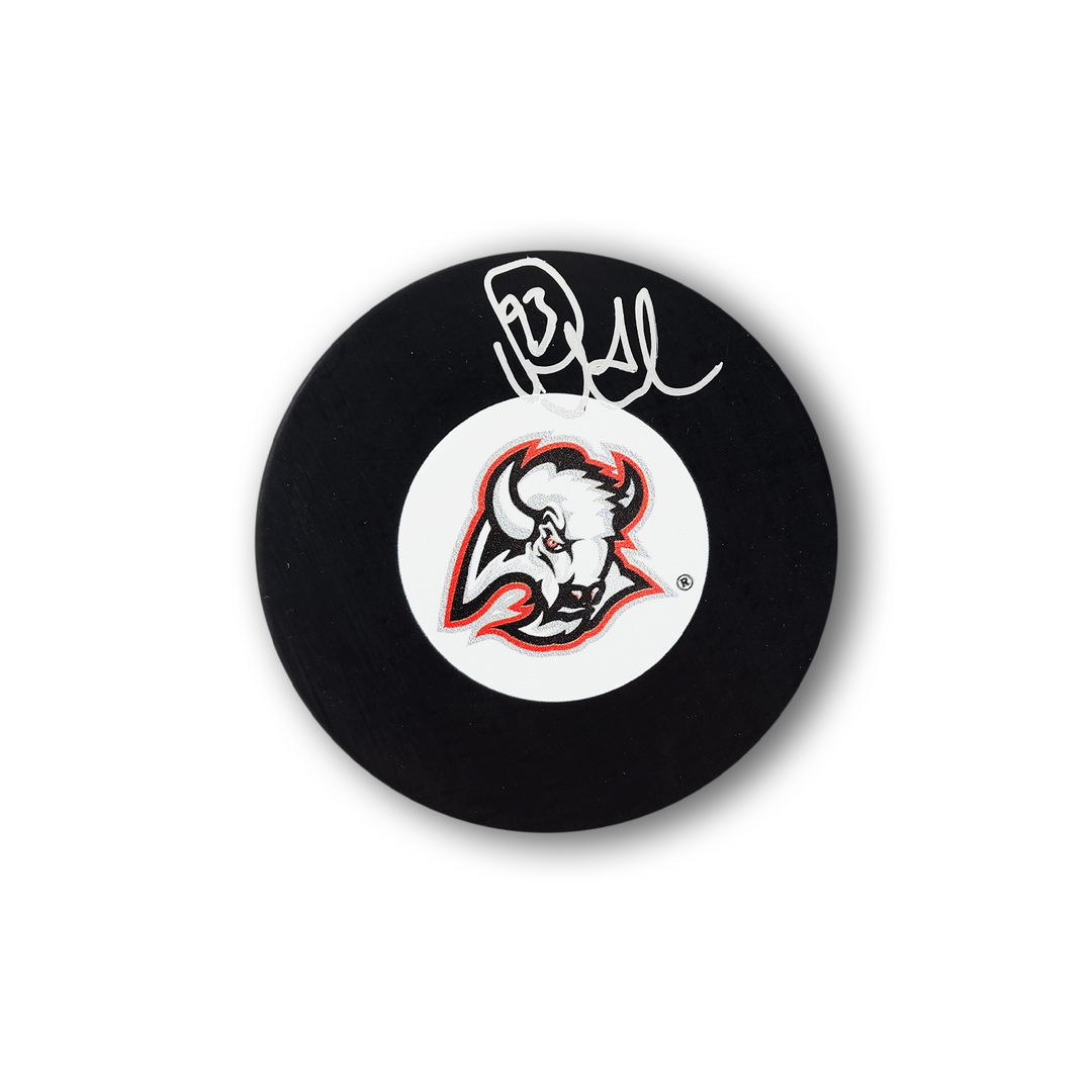 Doug Gilmour Autographed Buffalo Sabres Hockey Puck