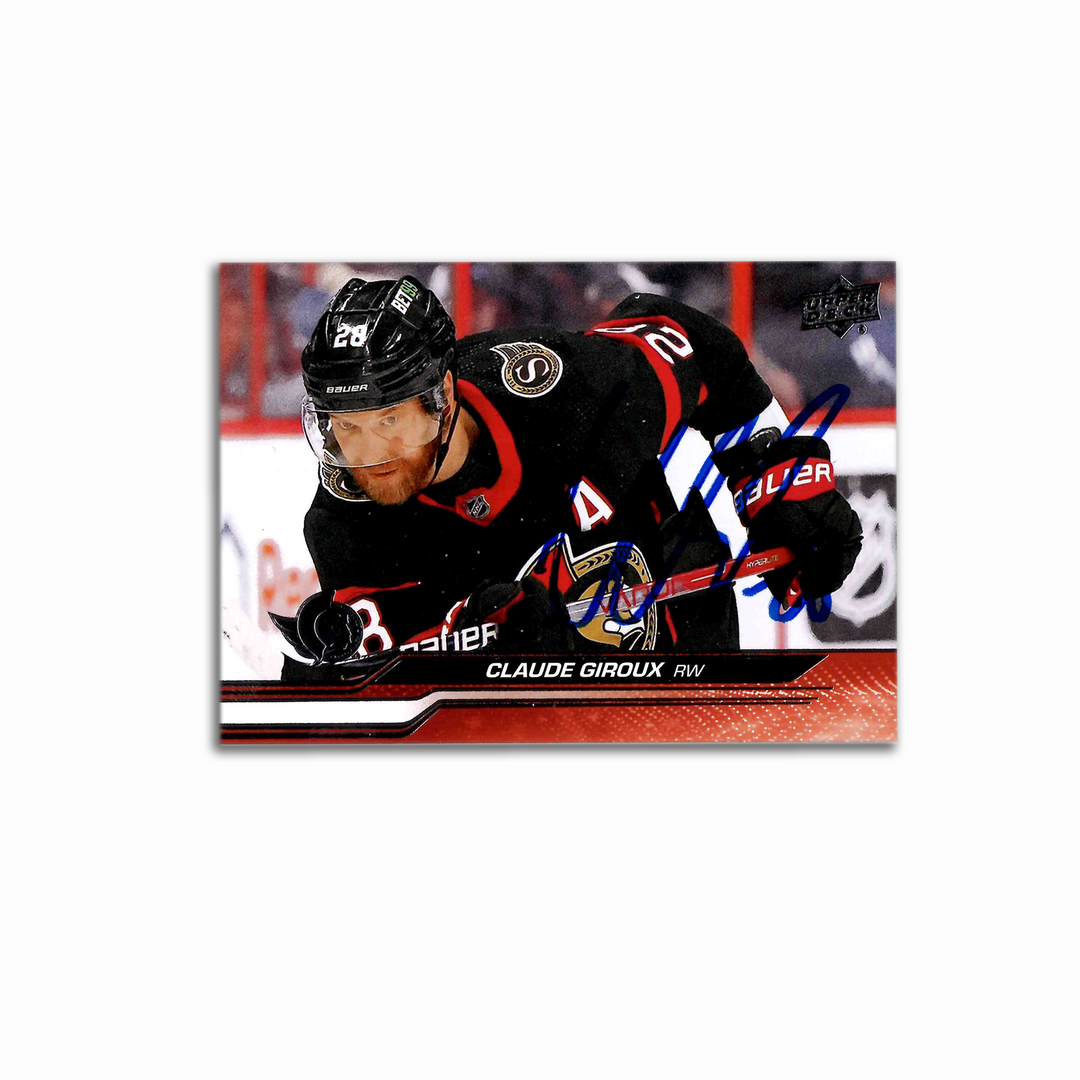 Claude Giroux Autographed Ottawa Senators 2023-24 Upper Deck 