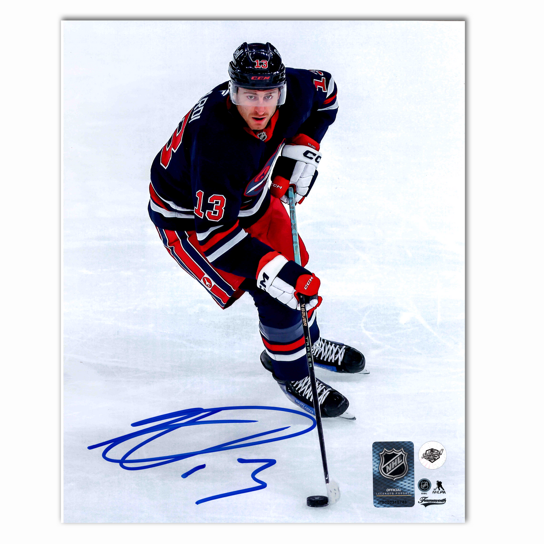 Gabriel Vilardi Autographed Winnipeg Jets Alternate 8x10 Photo